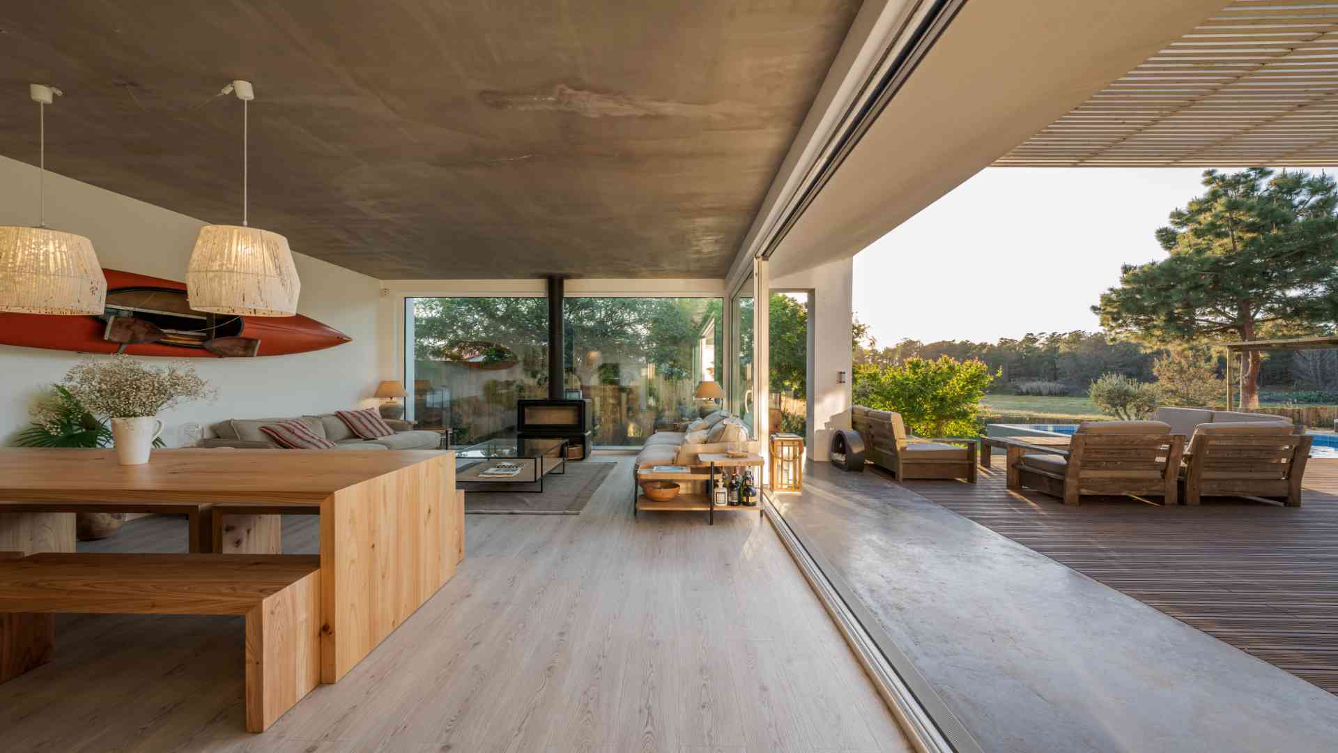 Grans salon lumineux